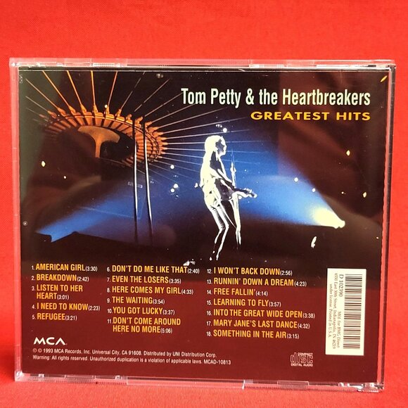 Tom Petty & the Heartbreakers Greatest Hits CD 1993 - Picture 2 of 8